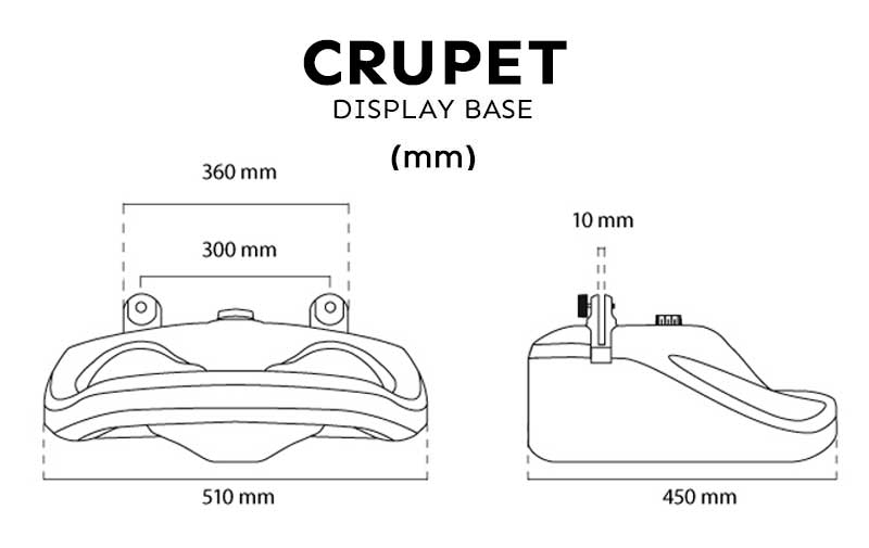 MEDIDAS BASE RELENÁVEL MODEL CRUPET